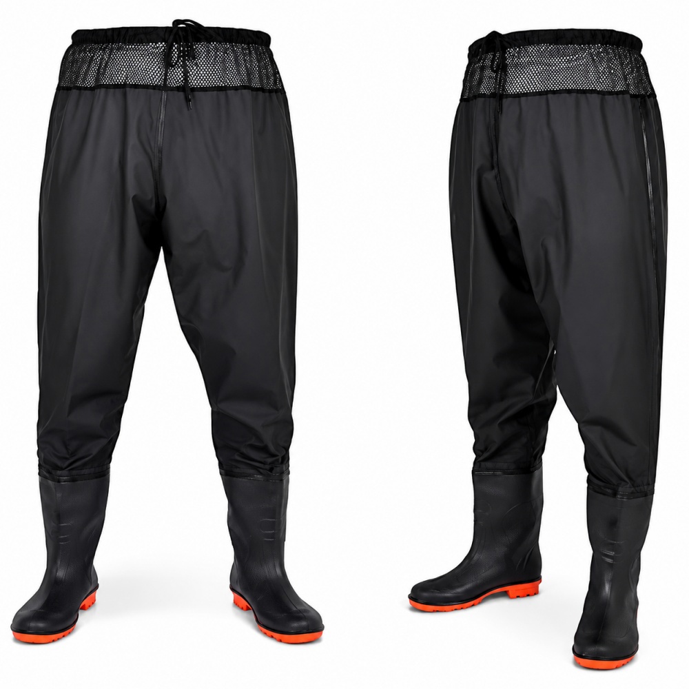 Fishing Pants Waterproof - Waist High Fishing Waders for Men