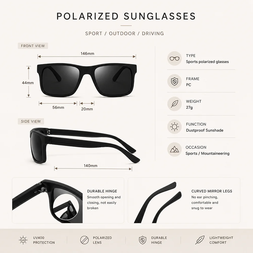 New Men Polarized Sunglasses W - đánh giá và giá Fishing Sunglasses Polarized