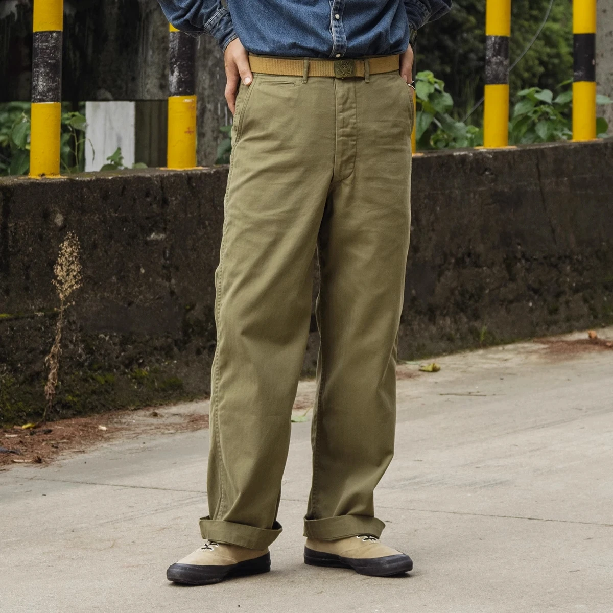 Bronson M-41 Herringbone Twill - đánh giá và giá Fishing Pants Waterproof