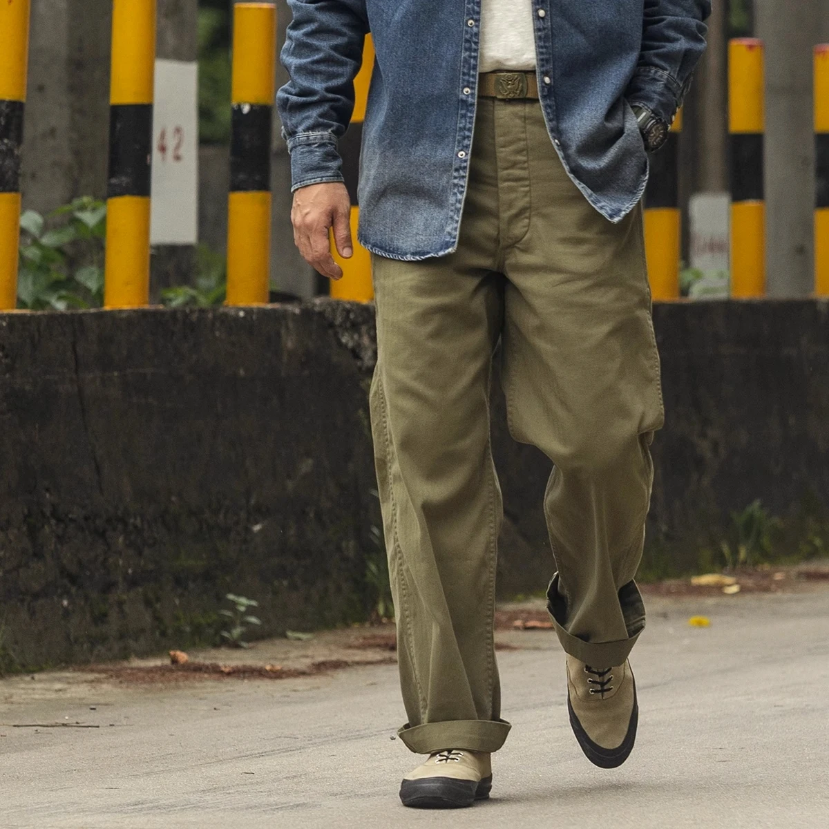 Bronson M-41 Herringbone Twill - đánh giá và giá Fishing Pants Waterproof